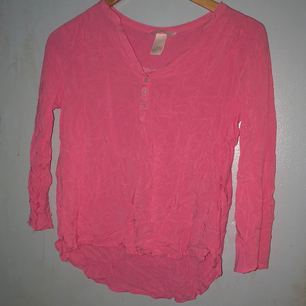 H&M blouse pink size 8